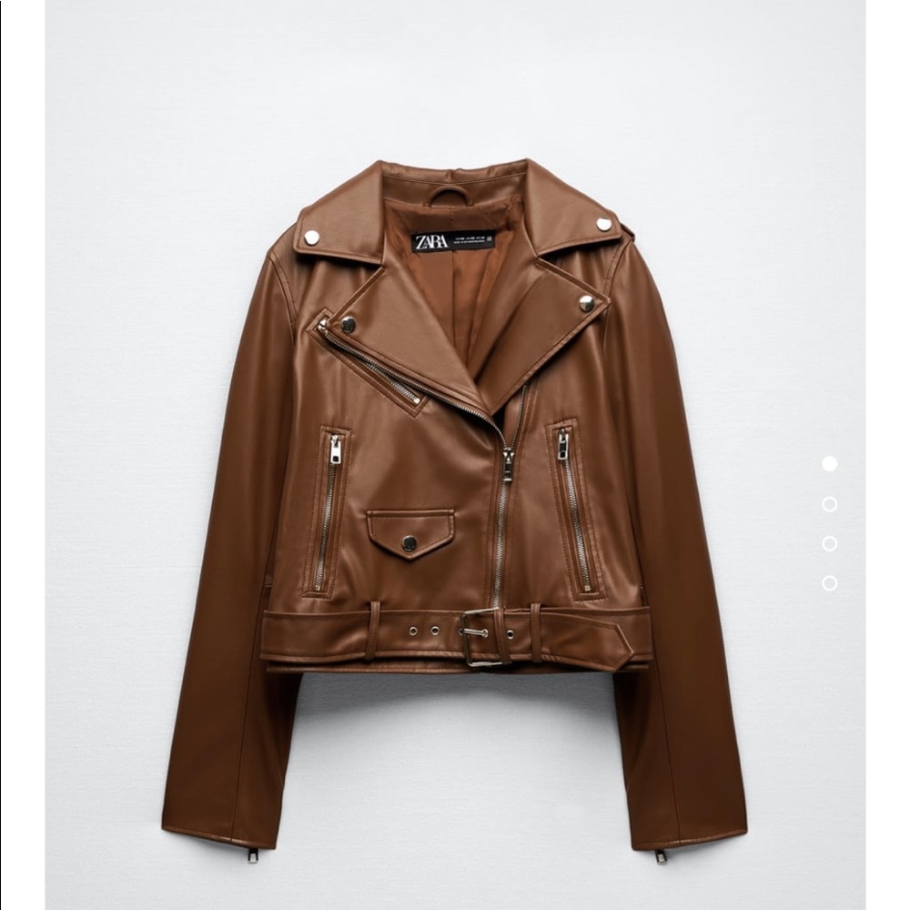 🌺🌺 ZARA Faux Leather Jacket 🌺🌺